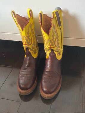 vintage lucchese 2000 roper boots